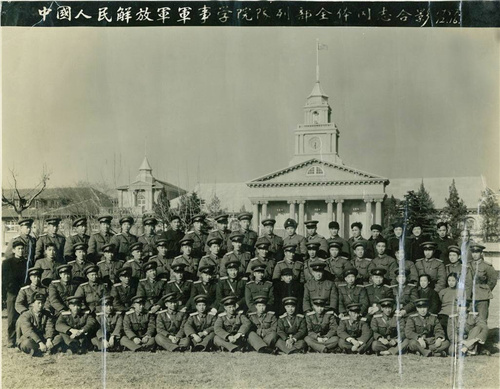 中国人民解放军军事学院队列部老照片