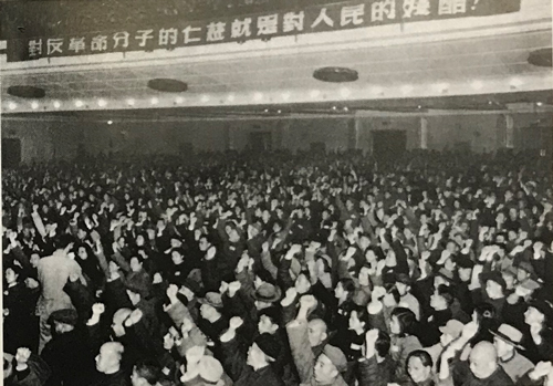 1951年，镇压反革命动员大会